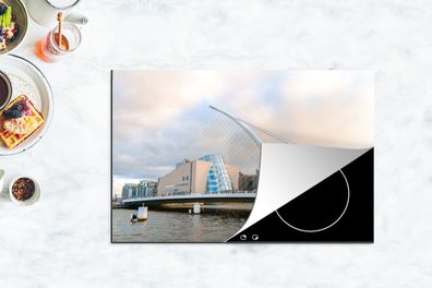 Herdabdeckplatte - 80x52 cm - Samuel-Becket-Brücke in Dublin