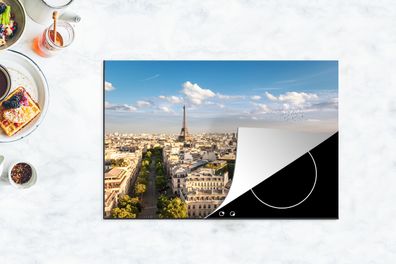 Herdabdeckplatte - 78x52 cm - Frankreich - Paris - Eiffelturm