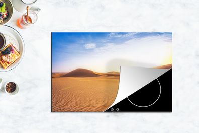 Herdabdeckplatte - 80x52 cm - Kamel - Wüste - Sand