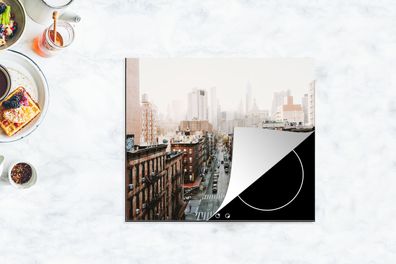 Herdabdeckplatte - 75x52 cm - New York - Skyline - Manhattan