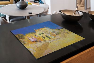Herdabdeckplatte - 60x52 cm - Das gelbe Haus - Vincent van Gogh