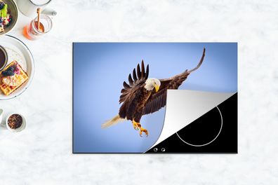 Herdabdeckplatte - 78x52 cm - Adler - Luft - Tier