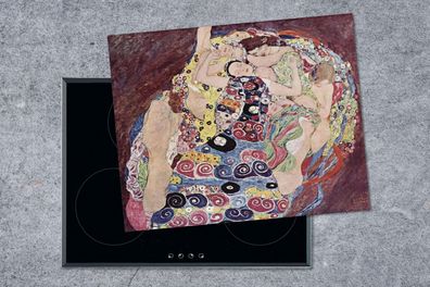 Herdabdeckplatte - 65x52 cm - Die Jungfrau - Gustav Klimt