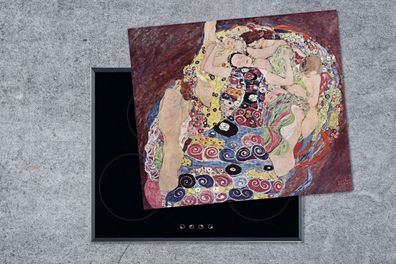 Herdabdeckplatte - 60x52 cm - Die Jungfrau - Gustav Klimt