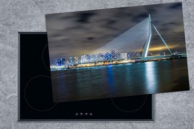 Herdabdeckplatte - 80x52 cm - Rotterdam - Erasmus - Brücke - Niederlande