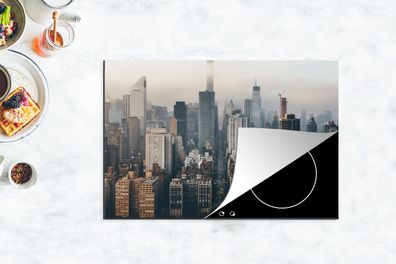 Herdabdeckplatte - 78x52 cm - New Yorker Skyline