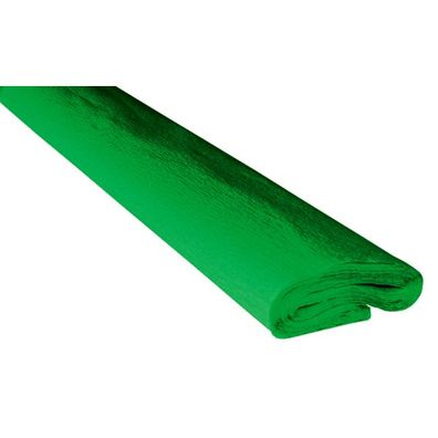 Krepppapier/ Feinkrepp grasgrün 10 Rollen, 50 x 250 cm