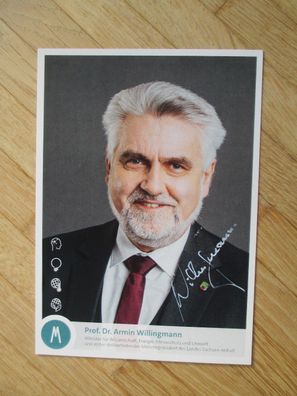 Sachsen-Anhalt Minister SPD Prof. Dr. Armin Willingmann - handsigniertes Autogramm!!!