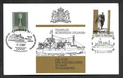 Schiffspost-BRD Niederlande-Trawler Königin Juliana-
