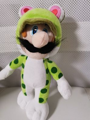 Super Mario Luigi 3D cat Plüsch Figur Stofftier Kuscheltier 19 cm