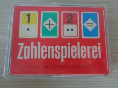 Zahlenspielerei-Kartenspiel-verschiedene Spielvarianten-Verlag für Lehrmittel Pös..