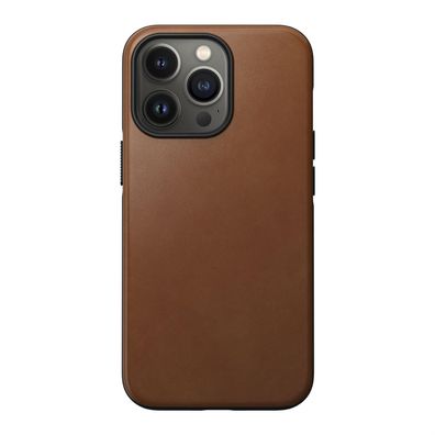 Nomad Modern Case English Tan Leather MagSafe für iPhone 13 Pro