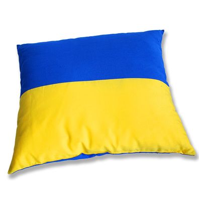 Kissen Dekokissen Zierkissen Blau-Gelb Ukraine