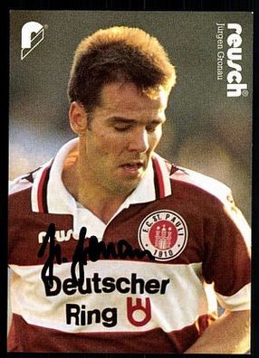 Jürgen Gronau Autogrammkarte FC St Pauli 1994-95 Original Signiert + A 91606