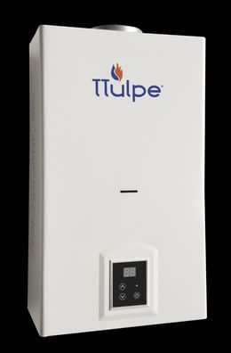 TTulpe Indoor B-10 P30/37/50 Öko-Propan-Durchlauferhitzer mit Batteriezündung ErP
