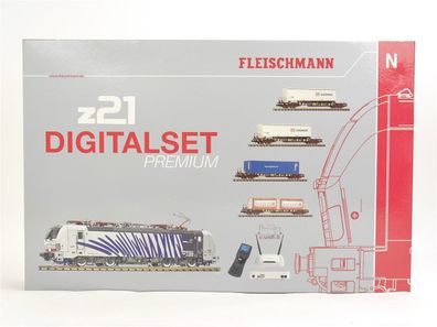 E412 Fleischmann N 931891 Elektro Zug-Set Güterzug mit z21 / Digital NEM Sound