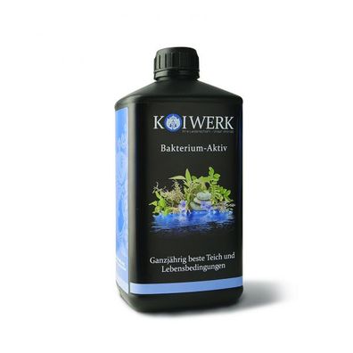 Koiwerk Bakterium Aktiv für Koiteiche 1000 ml Koi Pflege Teich Gartenteich Bakte