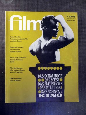 film - Eine deutsche Filmzeitschrift - 8/1968 - Wozu noch Festivals?