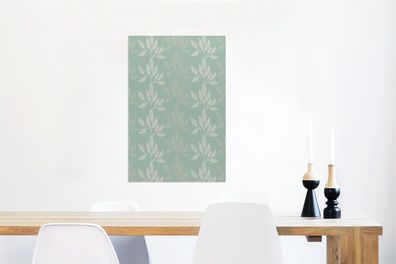 Glasbilder - 60x90 cm - Pflanzen - Grün - Patterns (Gr. 60x90 cm)