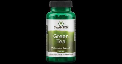 Swanson Grüner Tee Extrakt 100 Kapseln Antimonoxids und Diät