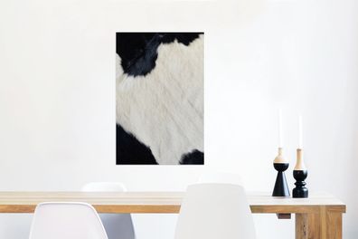 Glasbilder - 60x90 cm - Vlies - Kuh - Tiere (Gr. 60x90 cm)