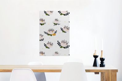 Glasbilder - 40x60 cm - Design - Blumen - Pflanzen (Gr. 40x60 cm)