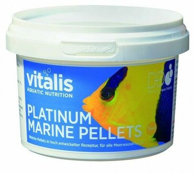 Vitalis Platinum Marine Pellets 1mm 260g Meerwasser Futter Aquarium