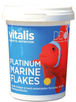 Vitalis Platinum Marine Flakes 250g Futter für Meerwasserfische