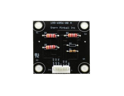 Stern Pinball Flipper Topper Resistor PCB Bd. #520-6956-00