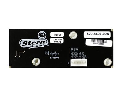 Stern Pinball Flipper Halfpipe LED Board #520-8407-00