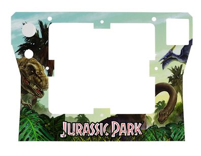 Stern Pinball Flipper Jurassic Park Cabinet Decal Front #820-76M1-05