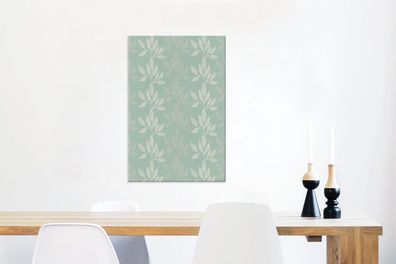 Leinwandbilder - 40x60 cm - Pflanzen - Grün - Patterns (Gr. 40x60 cm)