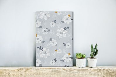 Leinwandbilder - 20x30 cm - Design - Pflanzen - Blumen (Gr. 20x30 cm)