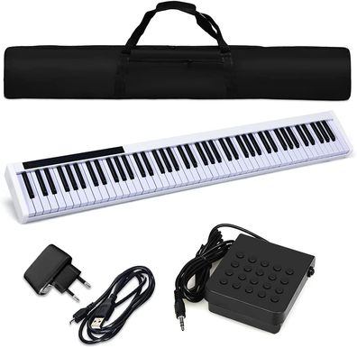 Digitales Piano Keyboard, Kinder elektrisches Klavier MIDI, Musikgeschenke 88 Tasten