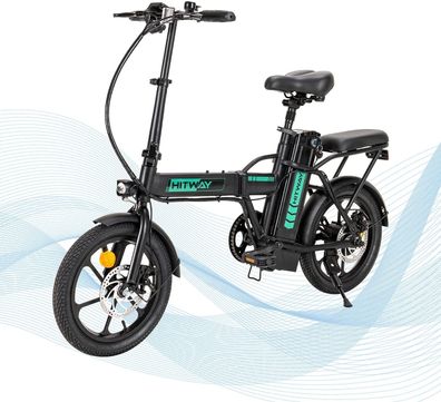 Elektrofahrrad 16 Zoll Pedelec E-Citybike Wayfarer E-Bike mit 36V 7.5Ah Lithium-Akku,