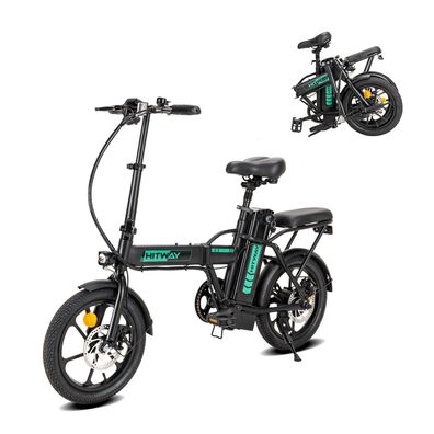 Elekrofahrrad Klappbares E-Bike16 zoll für Damen Herren, Faltbares E-Citybike mit 36V