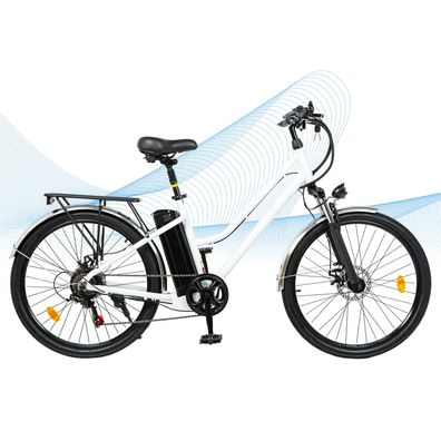 26 Zoll, E-Bike, E-Trekking, Urbanbike, 25 km/ h, Shimano 7 Gang, Damen und Herren