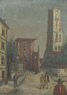 Hans Hoffacker/ Kathedrale/ Ölbild/ Bild/ Gemälde/ Öl auf Leinwand/1401 (Gr. Mittel)
