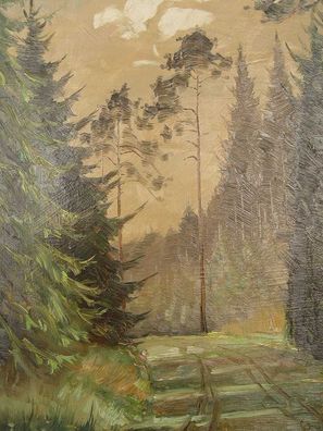 Im Wald/ Ölbild/ Bild/ Gemälde/ Signiert (Gr. Mittel)