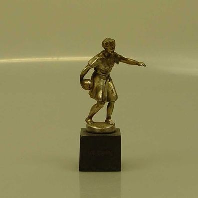 Anti Bowling/ Statue/ Kleine Figur/ Metall (Gr. Klein)