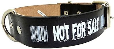 Not for Sale! Barcode punk rock emo Hundehalsband