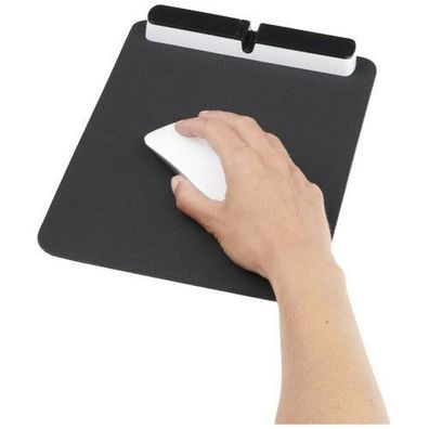 CACHE Mauspad Mousepad mit USB Hub 3port & Aufbewahrungsfach Schwarz rutschfest