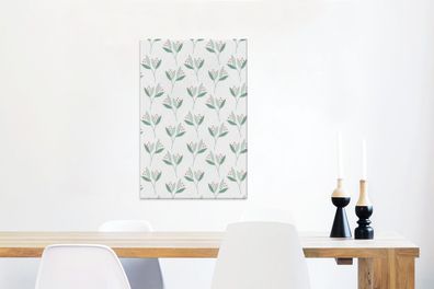 Leinwandbilder - 60x90 cm - Pflanzen - Minimalismus - Patterns (Gr. 60x90 cm)