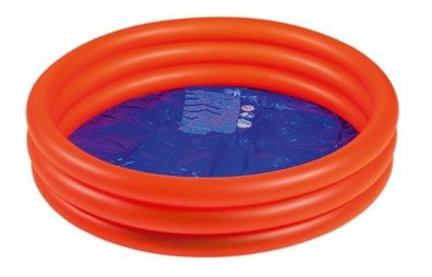 aufblasbarer Pool 100 x 30 cm rot/ blau