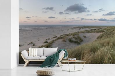 Fototapete - 450x300 cm - Der Strand und die Dünen von Ameland (Gr. 450x300 cm)
