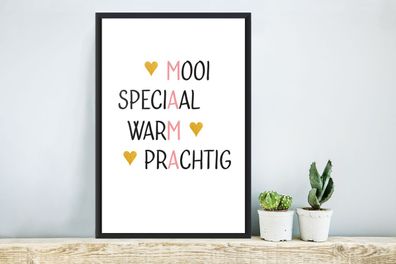 Poster - 40x60 cm - Sprichwörter - Mama - Zitate (Gr. 40x60 cm)