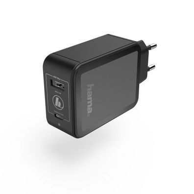 Hama USB-C Ladegerät Adapter Schwarz 42W Schnellladegerät Turbo Fast Charge Neu
