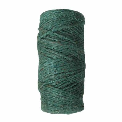 Gartenschnur grün 70 m x 2 mm aus weicher Jute