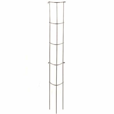 Gemüse-Rankturm silber pulverbeschichtet 202 cm
