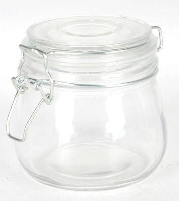 Drahtbügelglas 0,5 Liter Einmachglas Einweckglas Vorratsglas Marmeladenglas
